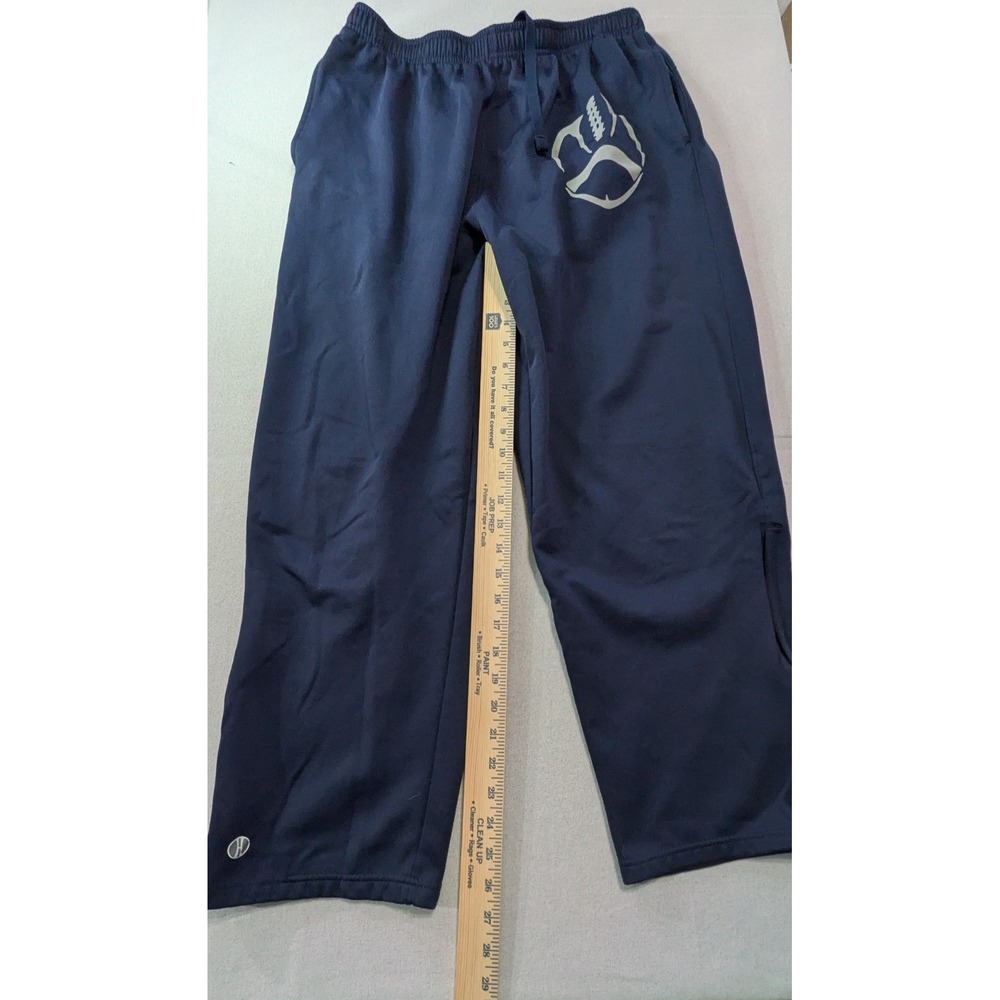 Holloway Sweatpants Mens Large Navy Blue Excellent Fleece Lined Athletic Pants